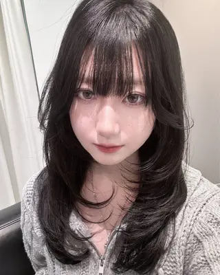 ロング カラー ‎Lby home 🪽mikuのヘアスタイル