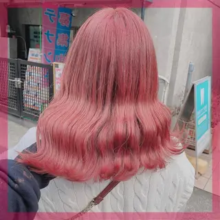 ミディアム カラー ヘアアレンジ メンズ キッズ マツエク・マツパ ブリーチの髪様 MASATOのヘアスタイル