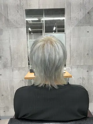 ショート カラー メンズ newi赤羽 HINATAのヘアスタイル
