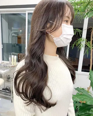 ロング カラー 樫原裕二/似合わせ カット/透明感カラーのヘアスタイル