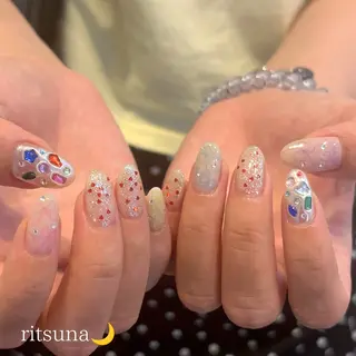 ネイル ritsuna🌙 nail 堺筋本町のネイルデザイン