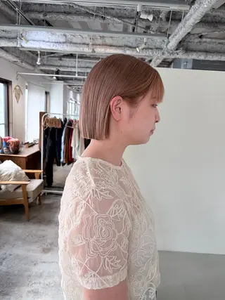 ショート カラー Takuma Suzuki中目黒のヘアスタイル