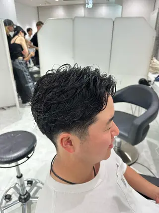 ショート パーマ メンズ 🐺韓国風メンズ特化 あさひ🐺のヘアスタイル