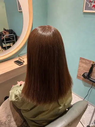 セミロング カラー リシュ/ Anphiのヘアスタイル