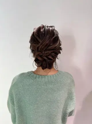 ミディアム カラー ヘアアレンジ 「sumi」 AMIのヘアスタイル