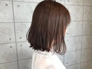 ミディアム カラー 縮毛矯正/ 髪質改善 /ショート 圍 崇行のヘアスタイル
