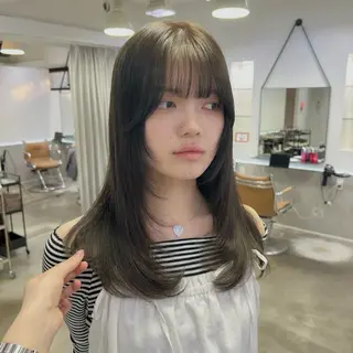 セミロング カラー 🧣艶カラー・ヘア セット Chie🧸のヘアスタイル