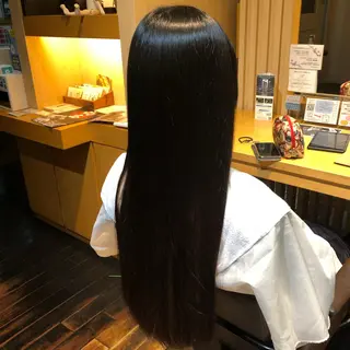 ロング 高山🐬髪質改善 池袋で縮毛矯正のヘアスタイル