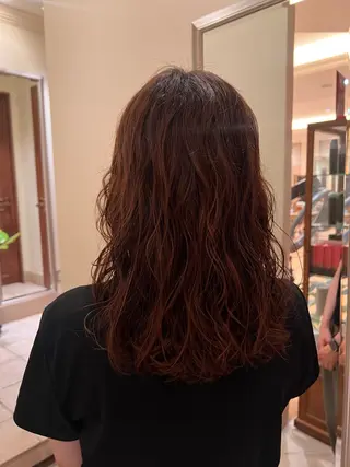 ロング 有賀 颯天のヘアスタイル
