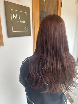 ロング カラー MiL/ hinariのヘアスタイル