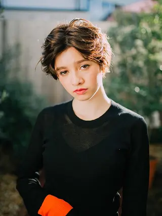 ショート カラー ヘアアレンジ 【公式】amble luxe池袋東口🩷のヘアスタイル
