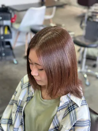セミロング カラー 垢抜けレイヤーカラー ✨yudai✨のヘアスタイル