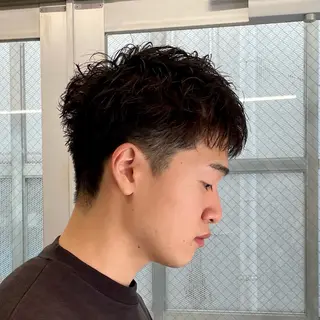 メンズ 表参道/スパイキー /センターパートのヘアスタイル