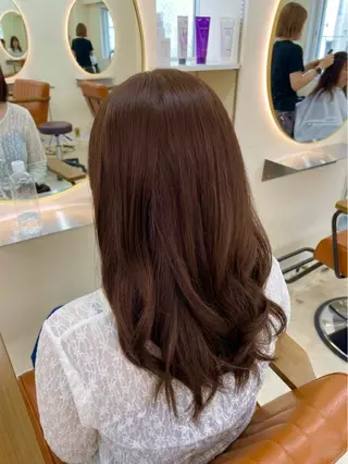 ミディアム カラー 齋藤 ゆず🐻🤎のヘアスタイル