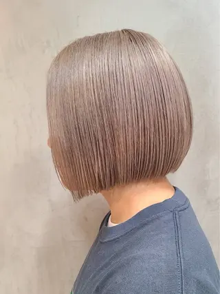 ミディアム カラー 髙橋碧 透明感カラー / fifthパーマのヘアスタイル