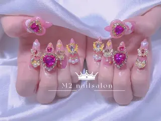 ネイル 長さだし専門店 M2 rikaのネイルデザイン