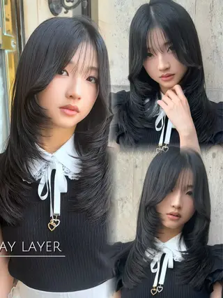 ロング 韓国系レイヤー特化 hiroのヘアスタイル