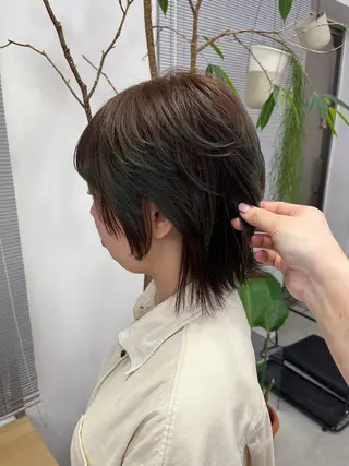 カラー 似合わせ艶感カラー/ オリーブ/チカ🎀のヘアスタイル