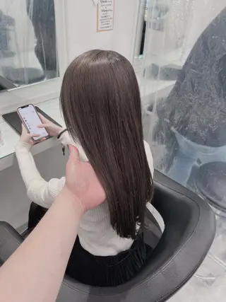 ロング カラー ヘアアレンジ ダブルカラー｜ なおき｜池袋美容師のヘアスタイル