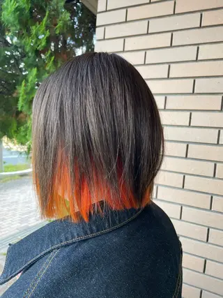 ミディアム カラー 小林 純一郎のヘアスタイル