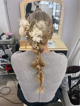 ヘアアレンジ ラムーン アイラッシュ&ヘアメのマツエク・マツパデザイン