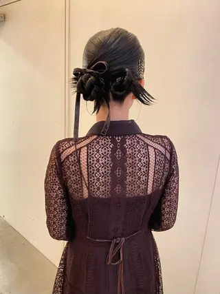 ロング ヘアアレンジ 谷川 未来のヘアスタイル