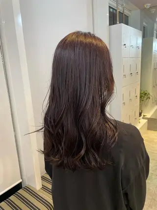 セミロング カラー shun 原宿/表参道のヘアスタイル