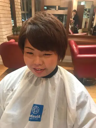 ショート 銀座フリーランススタ イリストMIYUKIのヘアスタイル