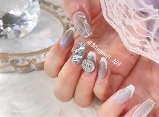 ネイル 24時まで❤︎韓国、 ワンホンネイルのネイルデザイン