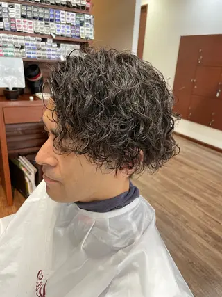 パーマ メンズ 【メンズパーマ】 橋爪麗人のヘアスタイル