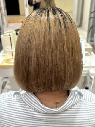 ミディアム CHI KAのヘアスタイル