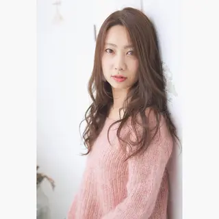 ロング カラー fio マナミのヘアスタイル