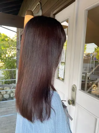 ロング カラー 高橋 七海のヘアスタイル