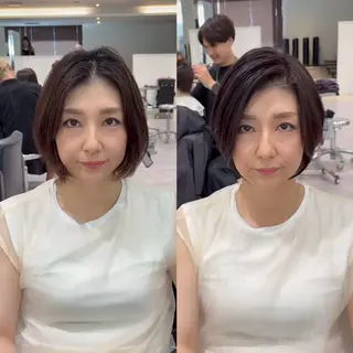 ショート ✨大人ショート特化 /カットモデル/銀座のヘアスタイル