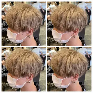 ショート カラー メンズ メンズ特化 /パーマ🫧ゆたかのヘアスタイル