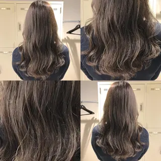 ロング カラー ハイトーン×レイヤー カットTAKUMIのヘアスタイル