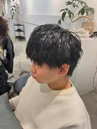 パーマ メンズ メンズ清潔感のプロ 💈メンズパーマ藤田のヘアスタイル