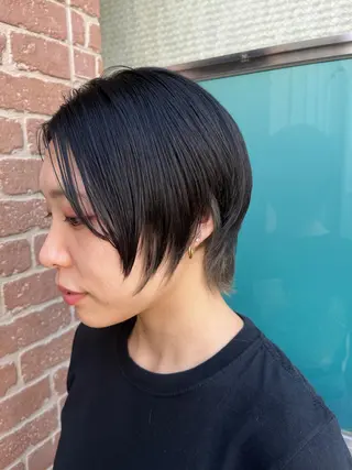 ショート カラー パーマ ヘアアレンジ メンズ キッズ ネイル マツエク・マツパ 久木原 ゆりのヘアスタイル