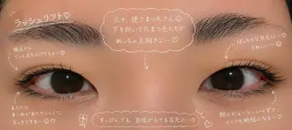 マツエク・マツパ 徳田 彩乃のマツエク・マツパデザイン