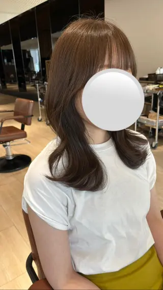セミロング レイヤー/艶感カラー /LILICAのヘアスタイル