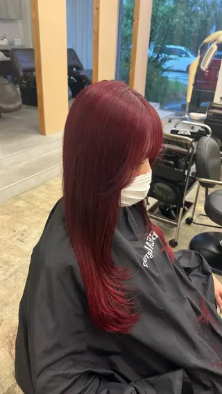 カラー だいこく ななかのヘアスタイル