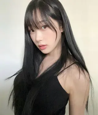 ロング カラー パーマ ヘアアレンジ メンズ キッズ 上品＆韓国風 🥀海心🥀のヘアスタイル