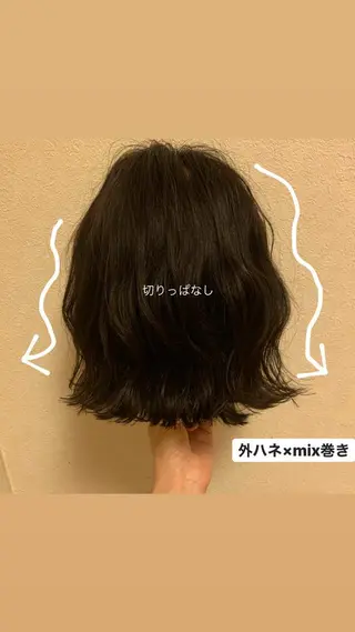 ミディアム 💁♂️メンズカッ トパーマ💈大田涼華のヘアスタイル