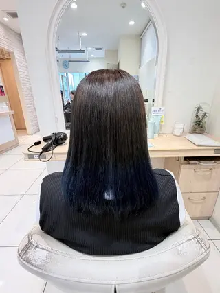 セミロング カラー 渡邉 尚悟のヘアスタイル