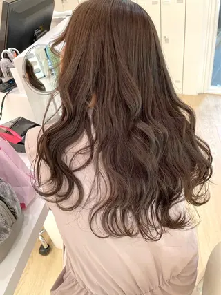 ロング カラー NANO／ ブリーチ×レイヤーのヘアスタイル