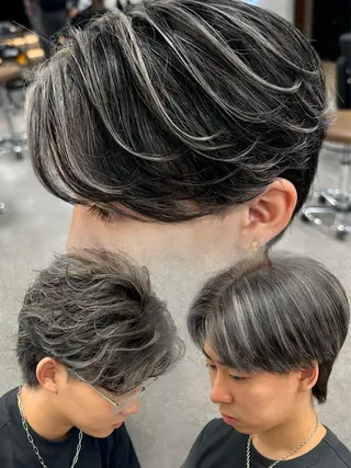 カラー パーマ メンズ 札幌メンズ指名 No. 1/光👑のヘアスタイル