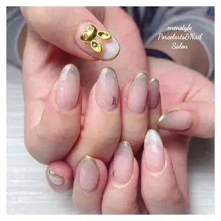 ミディアム ネイル 🐾enen style 🐾のネイルデザイン