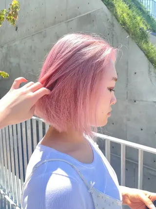 カラー 中村 真珠のヘアスタイル