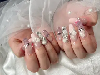 ネイル bijou nails 蓮のネイルデザイン