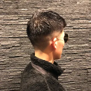 ショート パーマ メンズ 木村 りきのヘアスタイル